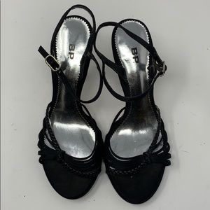 BP. Black High Heel Sandals